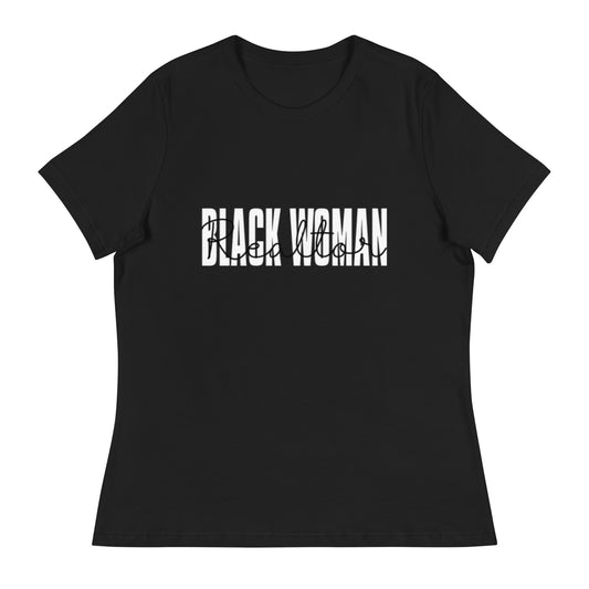 Black Women realtor Relaxed T-Shirt